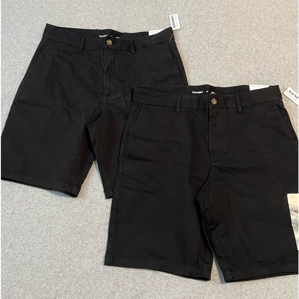 Old Navy TWO PACK Men’s Black Shorts